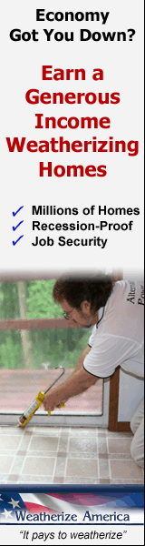 Click to learn more about Earning a Generous Income Weatherizing Homes