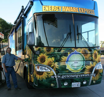 Copyright 2009 - energy aware express, biodiesel, cross-country road trip, biodiesel-powered, renewable energy, clean-burning biodiesel, get energy aware, energy