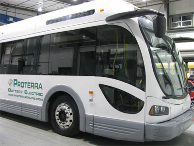 Copyright 2009 Proterra - proterra, clean transit, bus, commercial transit, clean, tech green, vehicle emissions, transportation, zero emissions, california air resources board